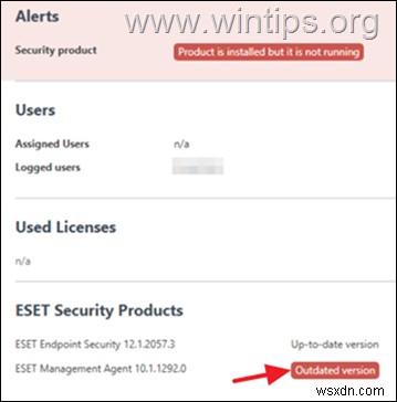 Resolve  Product is installed but not running  Error in ESET Protect Console – Quick Fix Guide