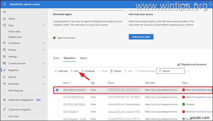 Fix: Resolve Temporary Storage Low Error in SharePoint Migration Tool