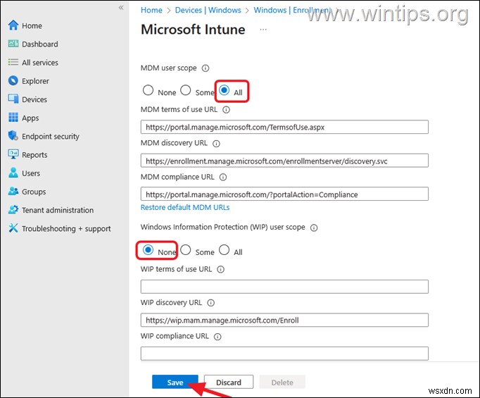 Resolve the  Device Management Could Not Be Enabled  Error (80192EE7 / -2145833241) in Microsoft 365 and Intune