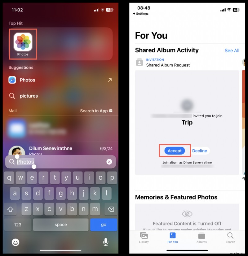 Accepting Shared iCloud Album Invitations on iPhone: A Quick Guide