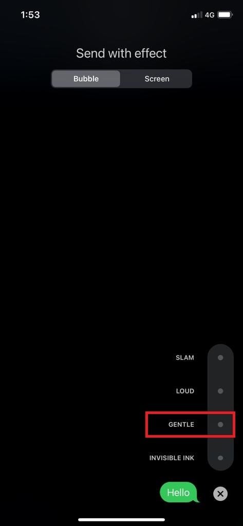 How to Use Gentle Effects on Your iPhone for Personalised Messaging