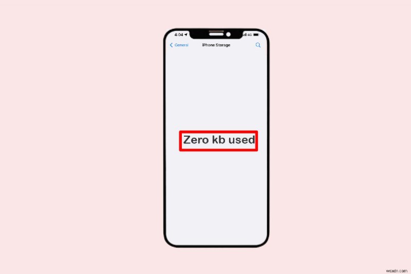 Resolve the Zero KB Storage Error on Your iPhone