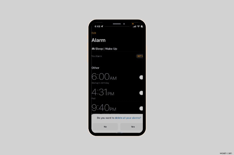 Quickly Remove All Alarms from Your iPhone in a Few Taps