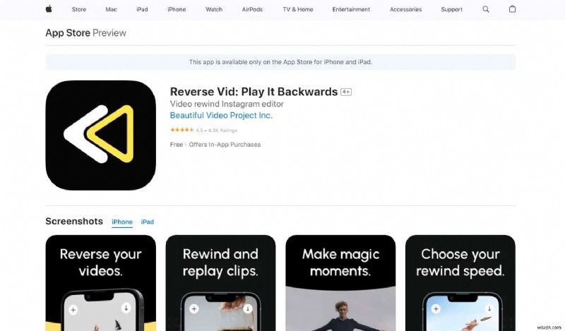 Reverse iPhone Videos Quickly & Safely: Step‑by‑Step Guide