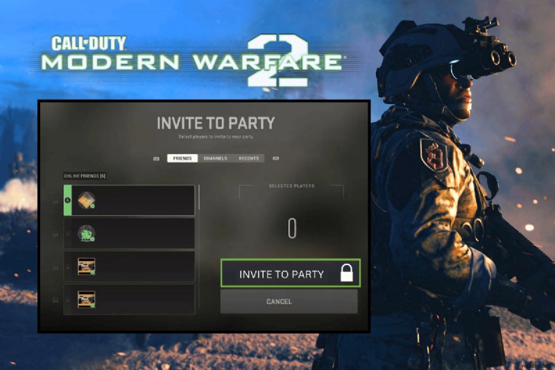 How to Fix the Invite to Party Locked Error in Call of Duty: Modern Warfare 2