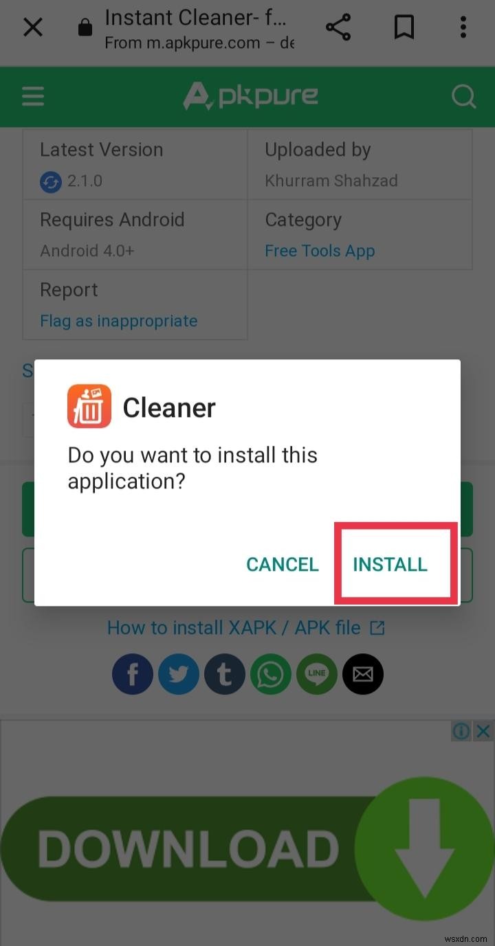 Download and Use Instant Cleaner to Optimize Your Instagram Profile
