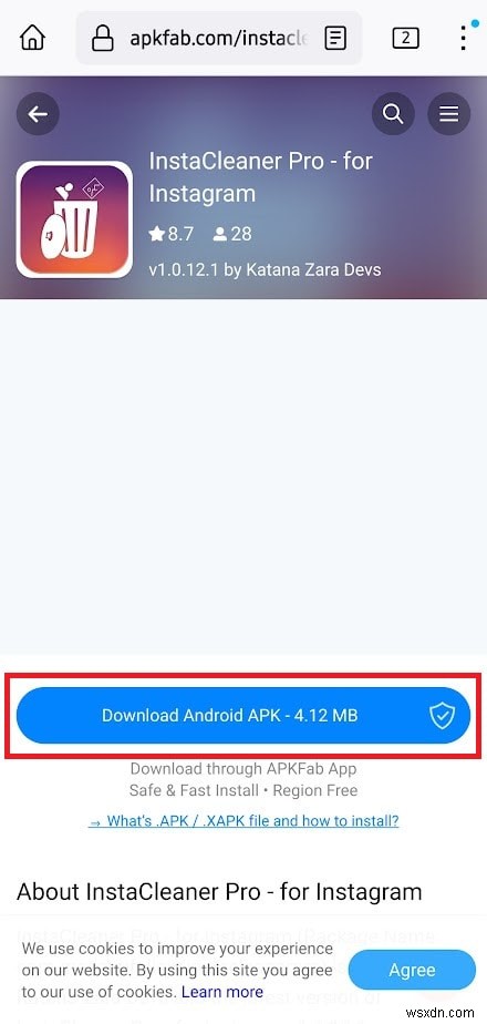 Download and Use Instant Cleaner to Optimize Your Instagram Profile