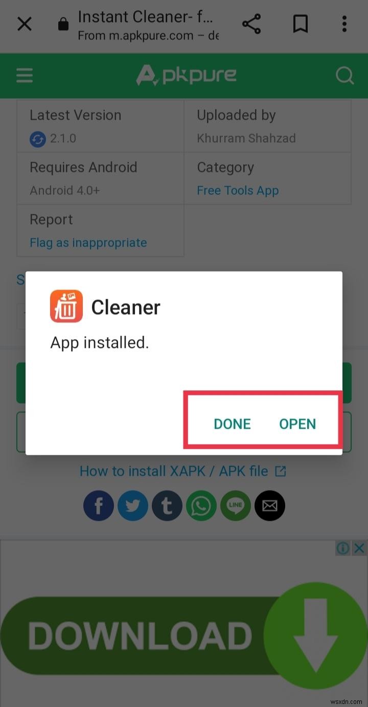 Download and Use Instant Cleaner to Optimize Your Instagram Profile
