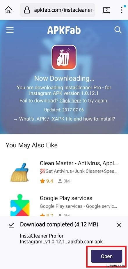 Download and Use Instant Cleaner to Optimize Your Instagram Profile