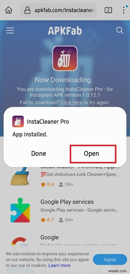 Download and Use Instant Cleaner to Optimize Your Instagram Profile