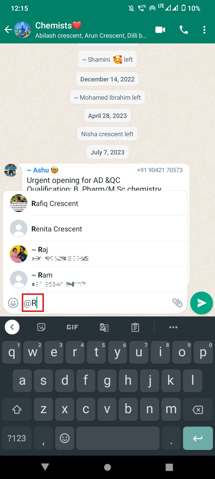 Step-by-Step Guide: Pinging Users in WhatsApp Groups