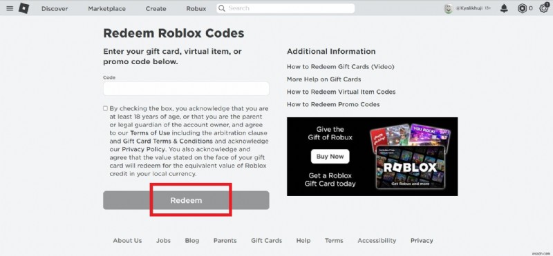 Step-by-Step Guide: Redeeming Your Roblox Gift Card