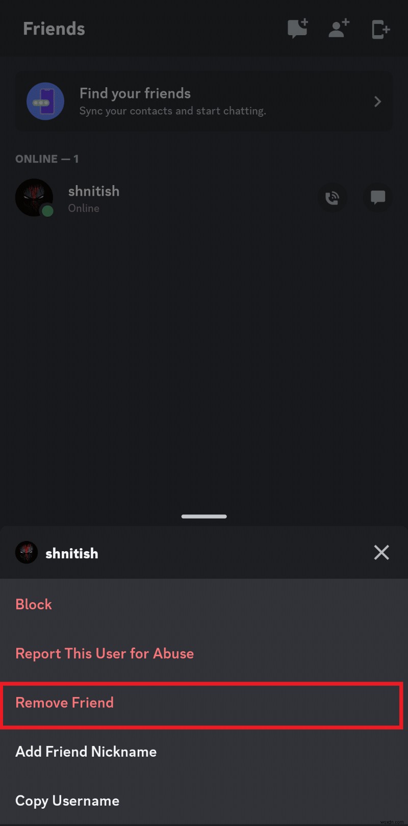Step-by-Step Guide to Unfriending Users on Discord s Android App