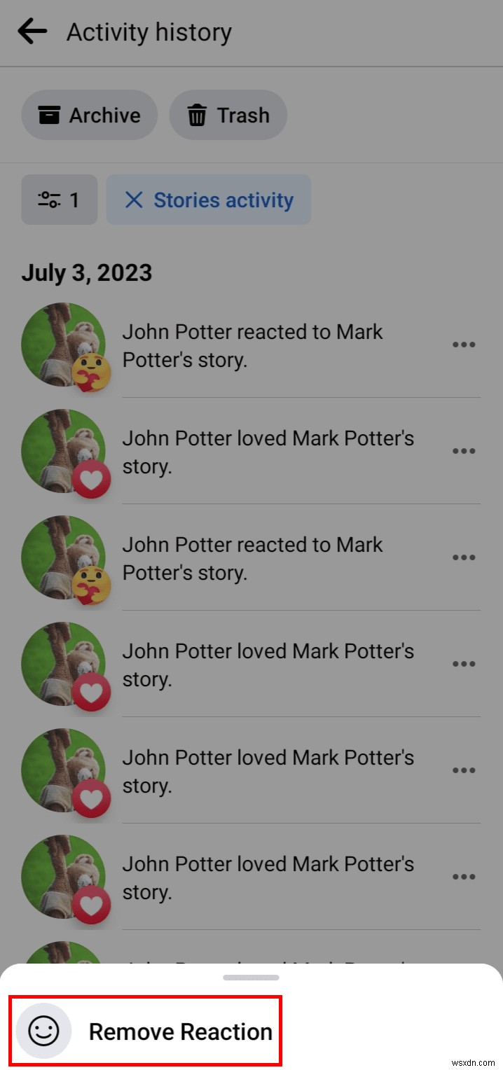Quick Guide: Unreact an Emoji from a Facebook Story