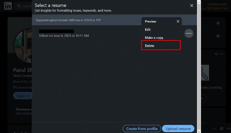 Easily Remove Your Resume from LinkedIn – Step‑by‑Step Guide