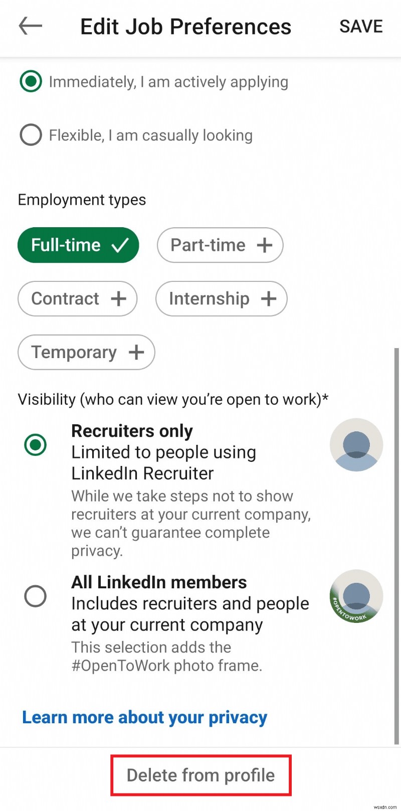 Deactivate the Open to Work Feature on LinkedIn Mobile App – Step‑by‑Step Guide