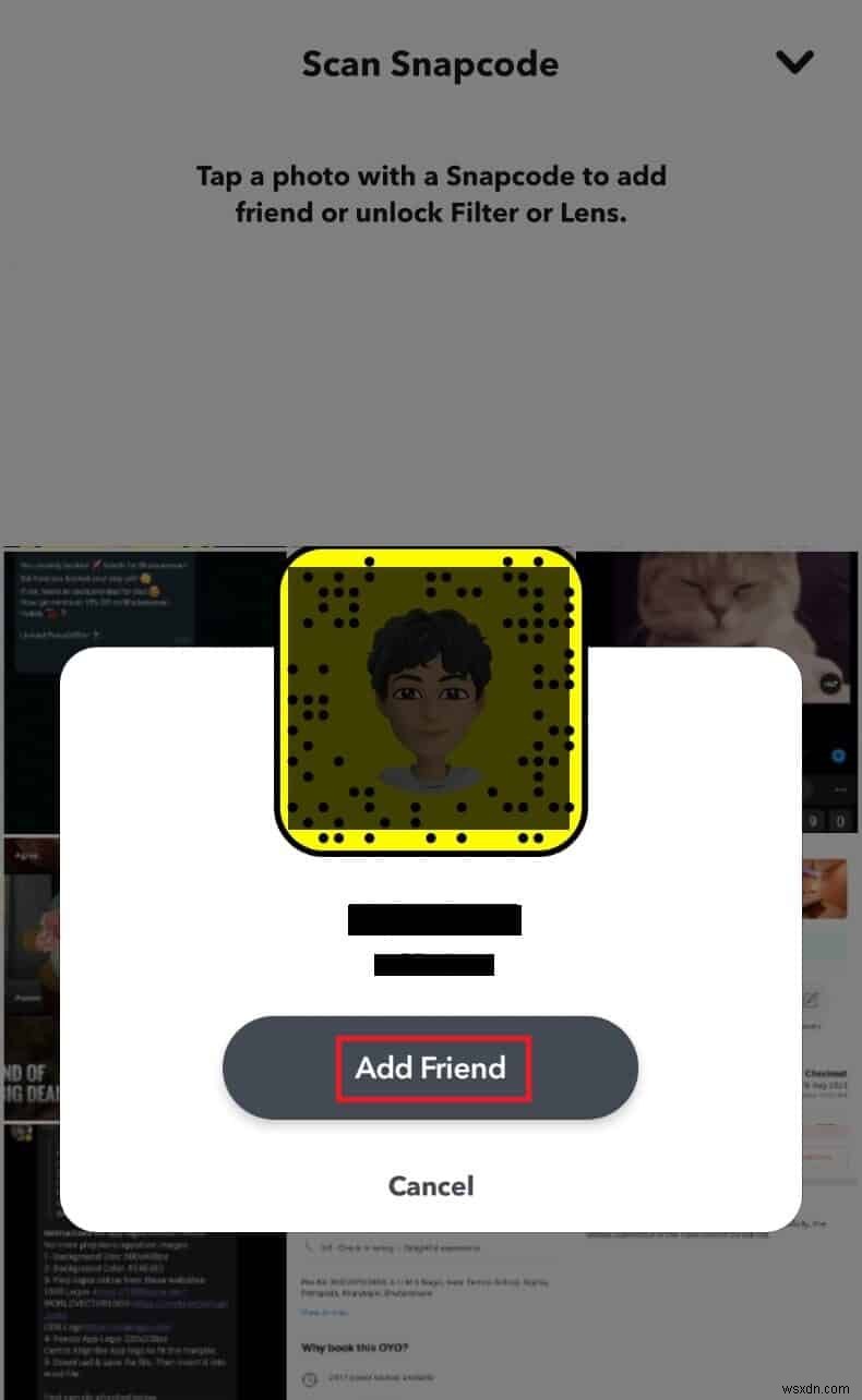 Add a Snapchat Friend Without the  Added by Search  Notification