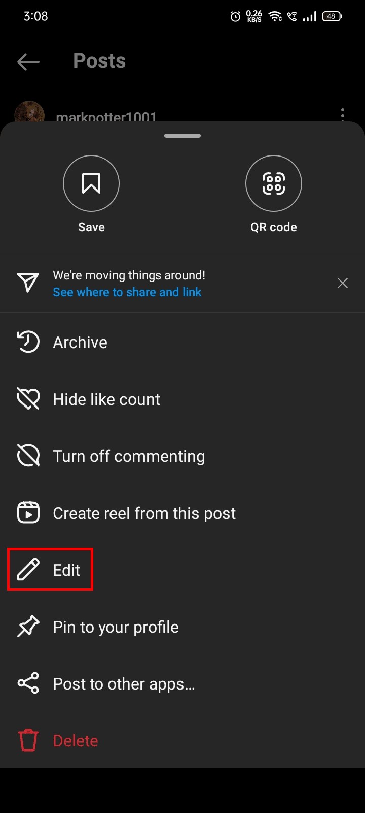 Reorder Instagram Carousel Images After Posting