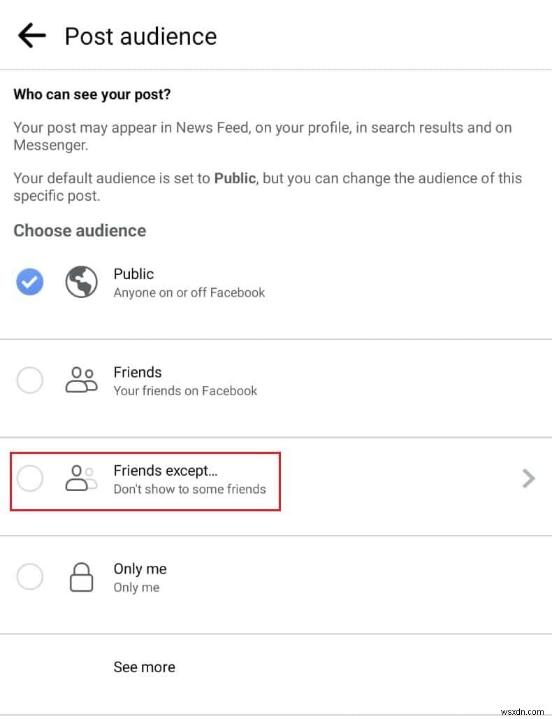 How to Use Facebook’s ‘Friends Except’ Feature: A Privacy Guide