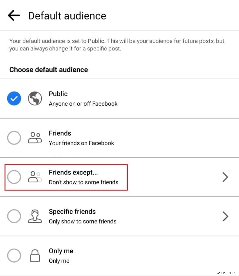 How to Use Facebook’s ‘Friends Except’ Feature: A Privacy Guide