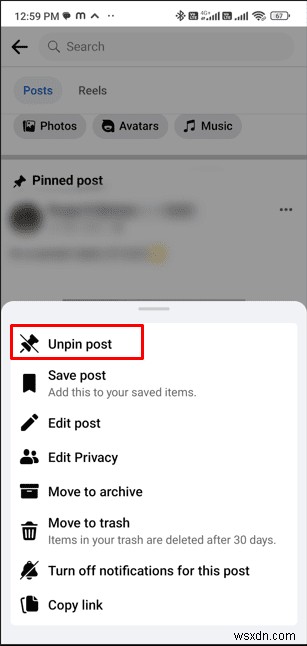 Step-by-Step Guide: Unpin a Post on Facebook