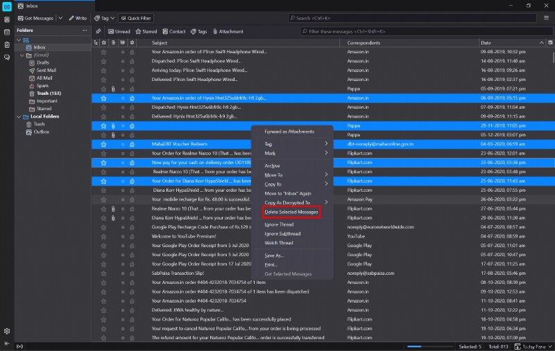 Delete Multiple Emails Quickly in Thunderbird – Step‑by‑Step Tutorial
