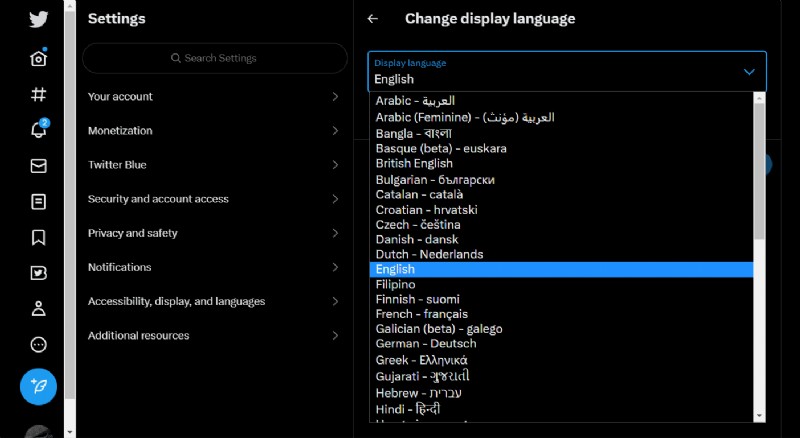 Easily Switch Twitter Language on Mobile & Desktop