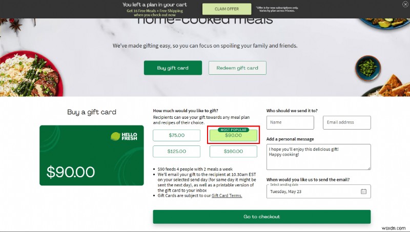 How to Gift HelloFresh: Send a Delicious Meal Kit Card to a Friend
