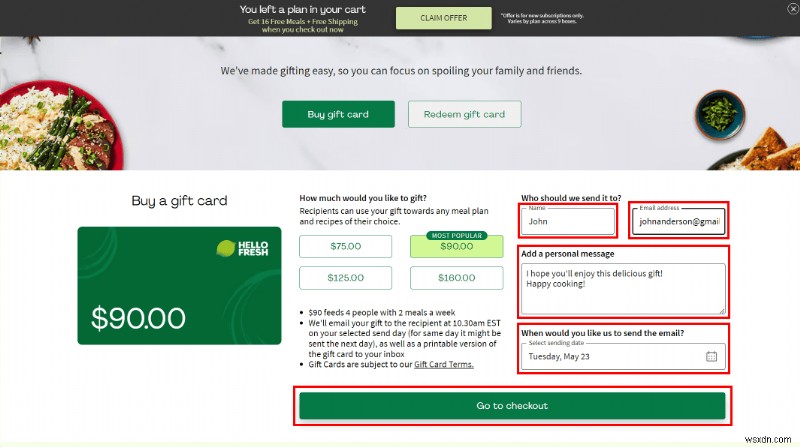 How to Gift HelloFresh: Send a Delicious Meal Kit Card to a Friend