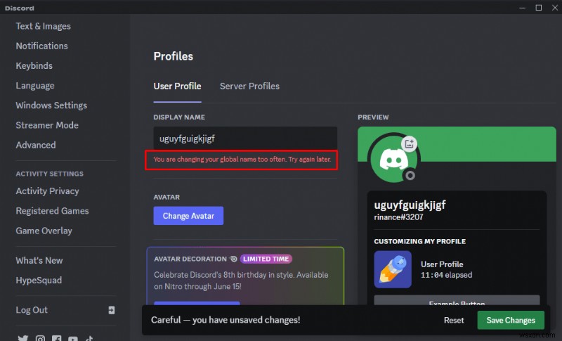 Troubleshooting Discord: How to Successfully Change Your Username