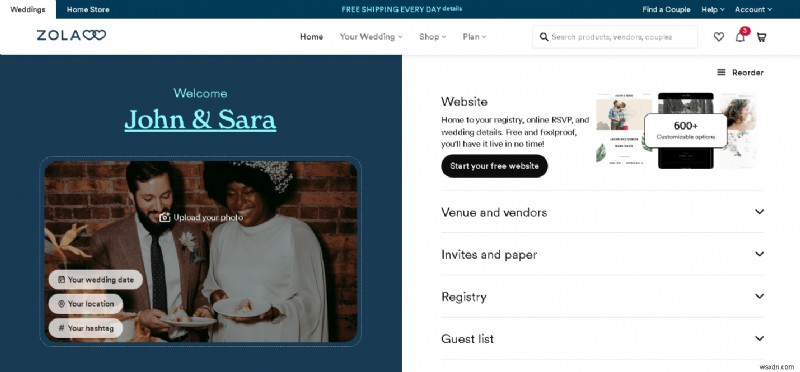 Step‑by‑Step Guide to Editing Your Zola Wedding Website