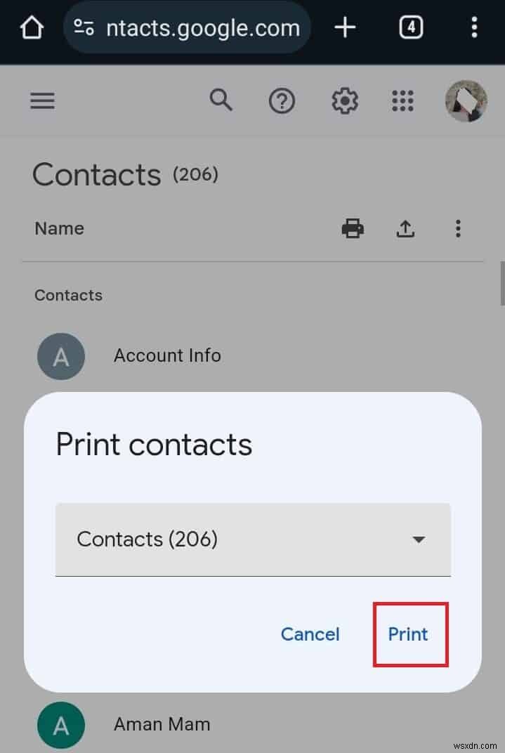 How to Print Your Android Contacts: A Step‑by‑Step Guide