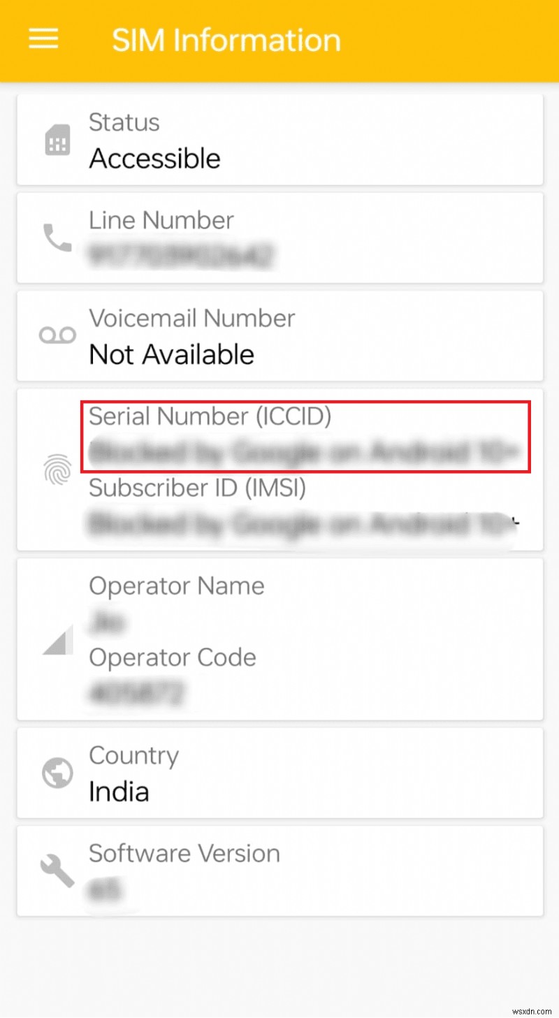 Locating Your SIM Card (ICCID) Number on Android Devices