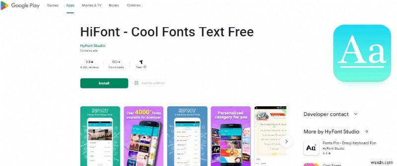Top 17 Free Font Apps for Android Smartphones