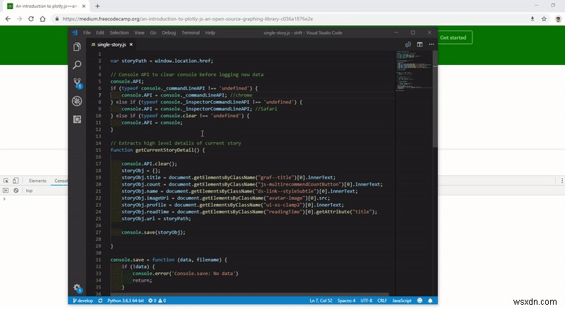 Efficient Web Scraping: Use the Browser Console to Extract and Store Data with JavaScript