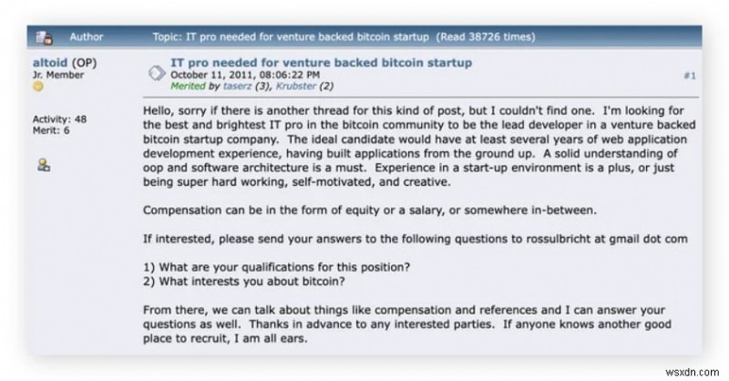 Silk Road: The First Dark Web Marketplace (2011-2013)