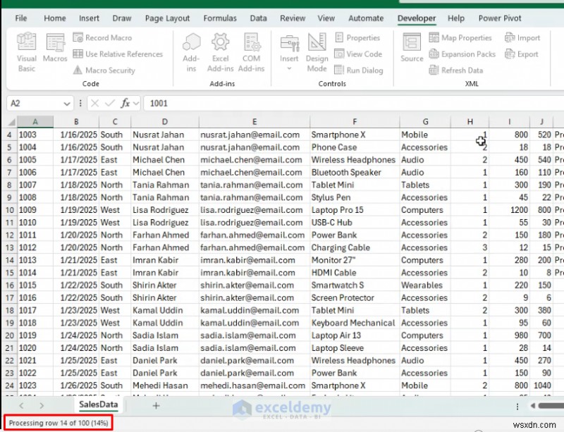 Keep Excel Responsive: Show Live Progress Messages While VBA Runs