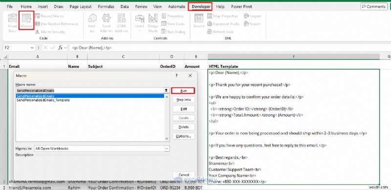 Excel Email Generator: Automate Personalized Outlook Emails Using VBA