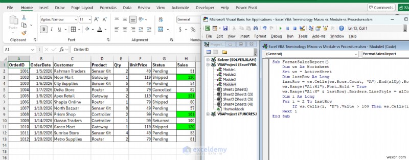 Master Excel VBA: Understanding Macros, Modules, and Procedures