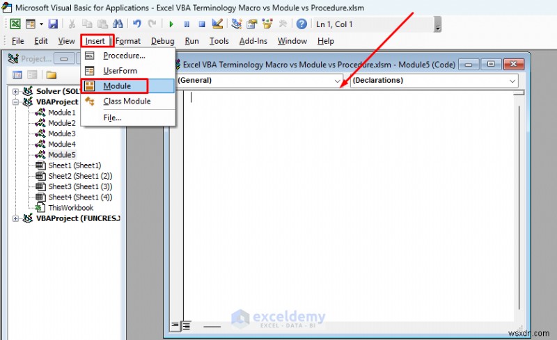 Master Excel VBA: Understanding Macros, Modules, and Procedures