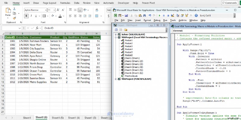 Master Excel VBA: Understanding Macros, Modules, and Procedures