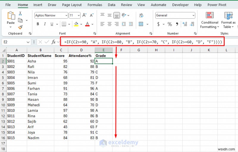 Master Excel: Build Complex Nested IF Statements in One Cell