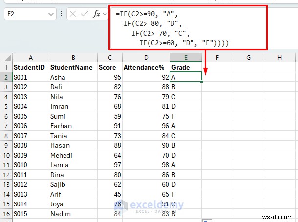 Master Excel: Build Complex Nested IF Statements in One Cell