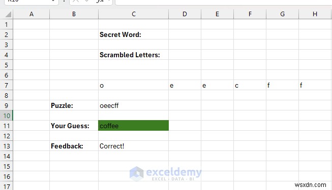 Excel Beyond Spreadsheets: Build Mini Games & Puzzles with Smart Tricks