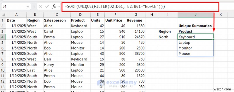 Transform Your Spreadsheets: 5 Dynamic Array Functions (FILTER, UNIQUE, SORT)