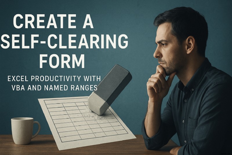 Create a Self-Clearing Excel Form Using VBA and Named Ranges