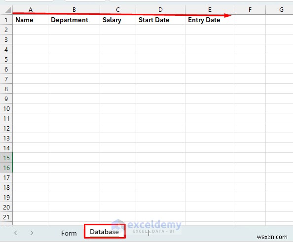Create a Self-Clearing Excel Form Using VBA and Named Ranges