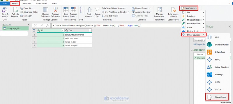 Automatically Detect Language in Excel Cells with Power Query & VBA