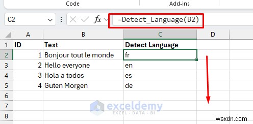 Automatically Detect Language in Excel Cells with Power Query & VBA