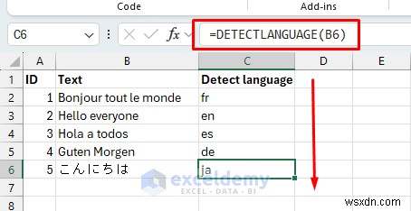 Automatically Detect Language in Excel Cells with Power Query & VBA